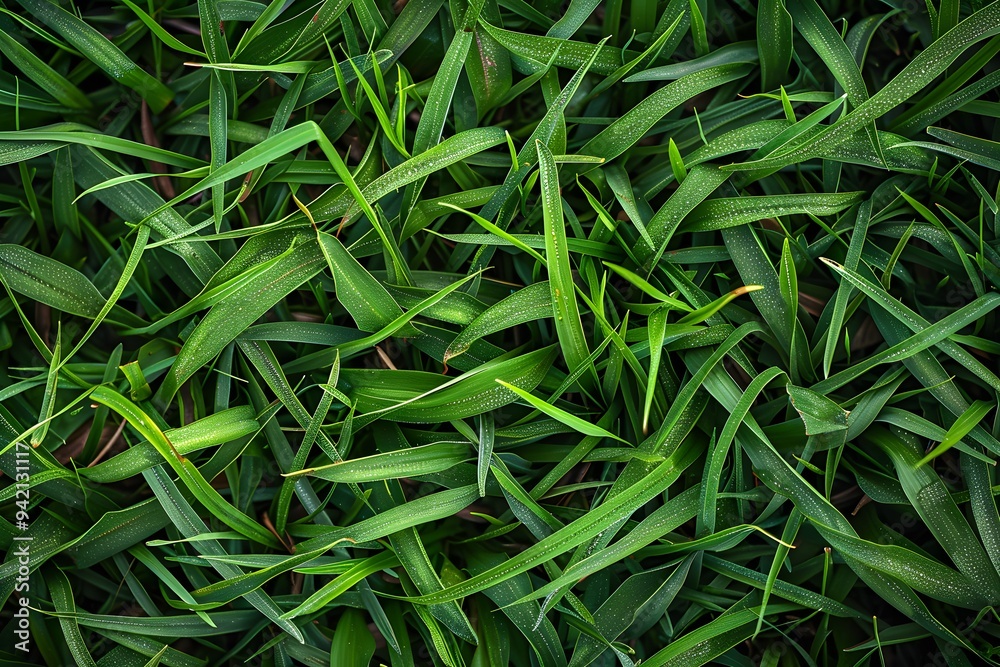 Lush Green Grass Texture Close-Up Lush Green Grass Texture Close-Up