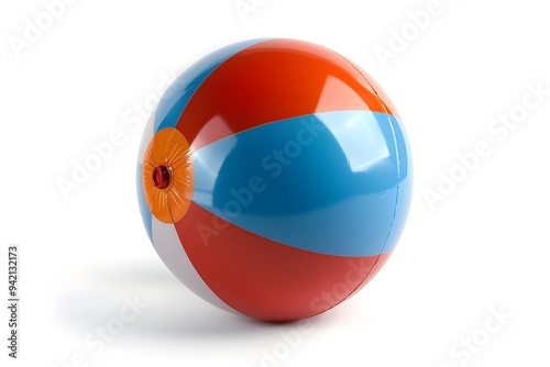 Free Download Colorful Beach Ball Ready for Summer Fun - GFXLoad