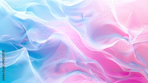 Abstract Blue and Pink Swirling Background