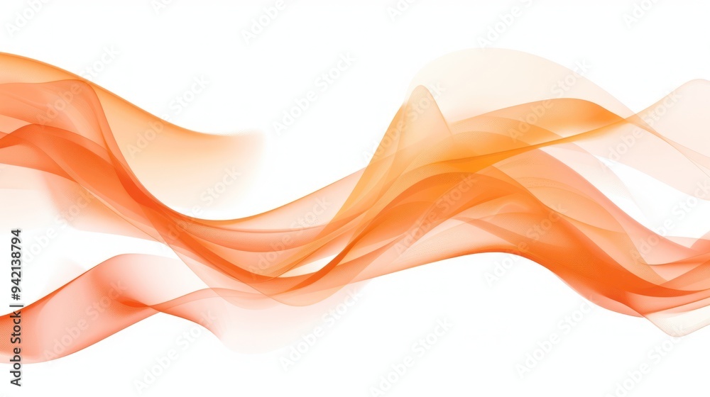 Abstract Orange Waves Abstract Orange Waves