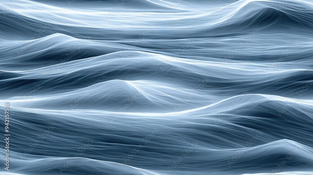 A digital photo of an ocean wave with a blue tint on both sides A digital photo of an ocean wave with a blue tint on both sides