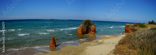 Torre Guaceto rock peaks, Puglia, Italy