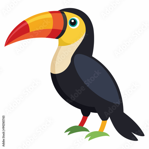 toucan bird vector illustration
