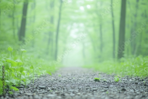 Rejuvenating Forest Walks Creating a Harmonious Connection with Nature photo