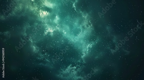 Abstract green background with swirling patterns and light. Perfect for nature, organic, and environmental themes.