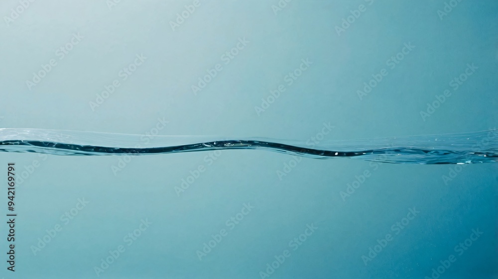 Soft waves gracefully flow across a minimalist light blue background, creating a calming visual effect that captures the essence of tranquility and movement in water Soft waves gracefully flow across a minimalist light blue background, creating a calming visual effect that captures the essence of tranquility and movement in water