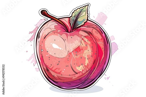 red apple