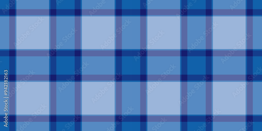 Fashion background fabric pattern, picture seamless texture textile. Professional check tartan vector plaid in blue and cyan colors. Fashion background fabric pattern, picture seamless texture textile. Professional check tartan vector plaid in blue and cyan colors.