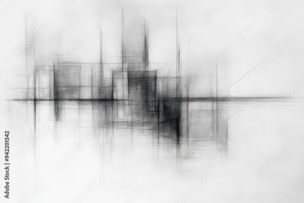 Charcoal lines, sketch art background Charcoal lines, sketch art background