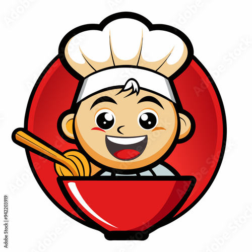cook with a plate of food
