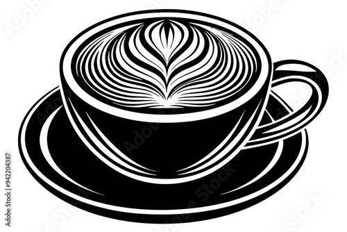 black coffee cup