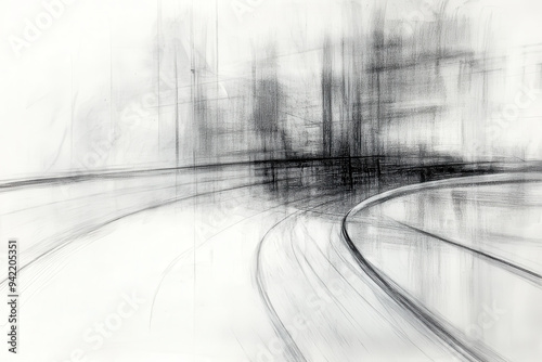 Wallpaper Mural Charcoal lines, sketch art background Torontodigital.ca
