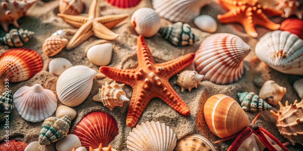 seashells on the beach seashells on the beach