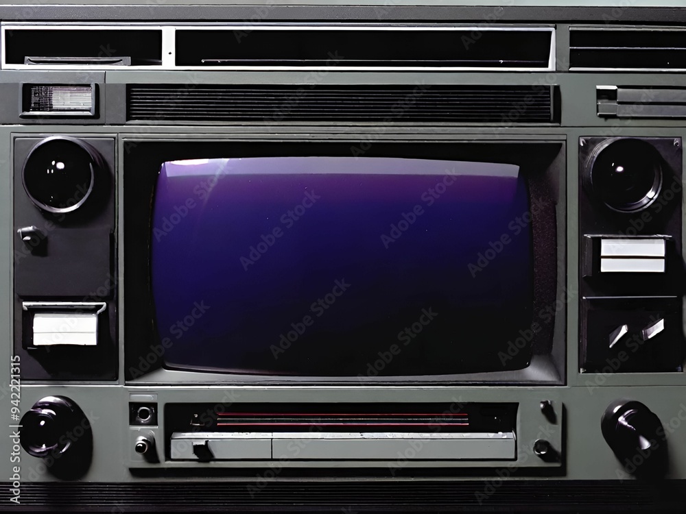 Fototapeta premium Retro entertainment set