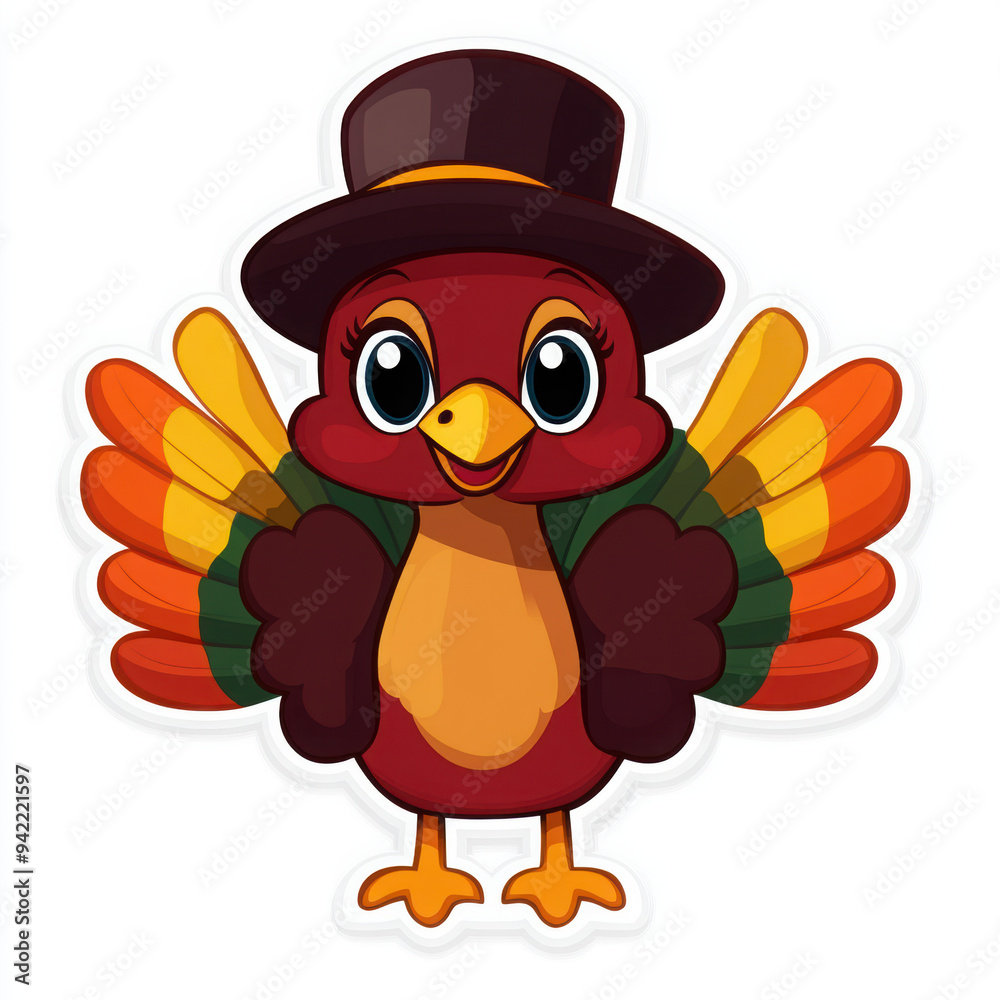 Vector illustration of a thanksgiving turkey
Vector illustration of a thanksgiving turkey