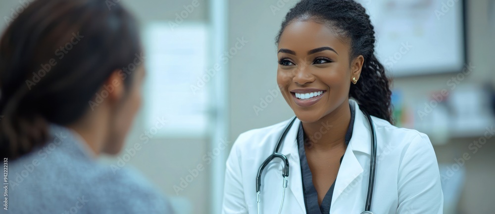custom made wallpaper toronto digitalSmiling Female Doctor