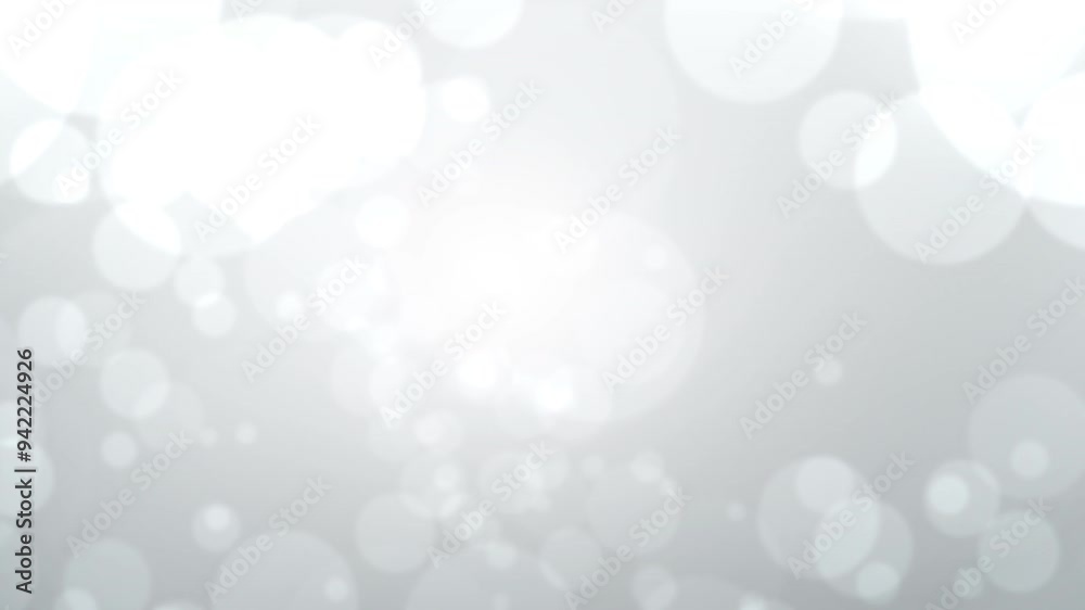 Gray background with white circles and light, perfect for modern and sleek design projects needing a minimalist touch. Ideal for presentations and digital artwork.