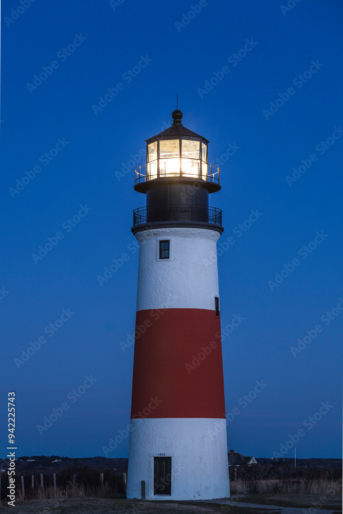 USA, Massachusetts, Nantucket Island. Sankaty, Sankaty Head Lighthouse at dawn. USA, Massachusetts, Nantucket Island. Sankaty, Sankaty Head Lighthouse at dawn.