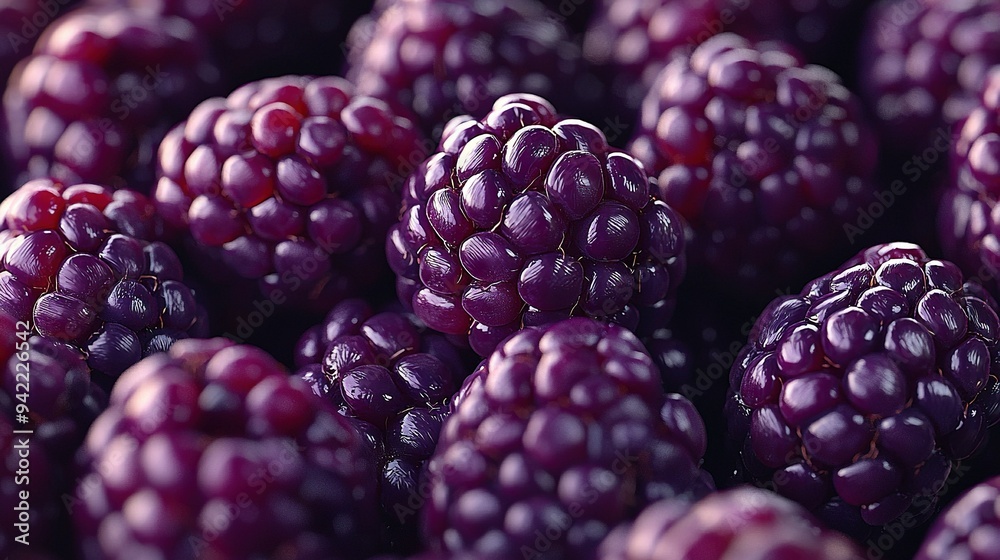 Raspberry cluster with water droplets Raspberry cluster with water droplets