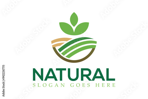 Natural logo for branding