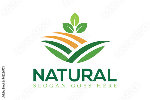 Natural logo for branding