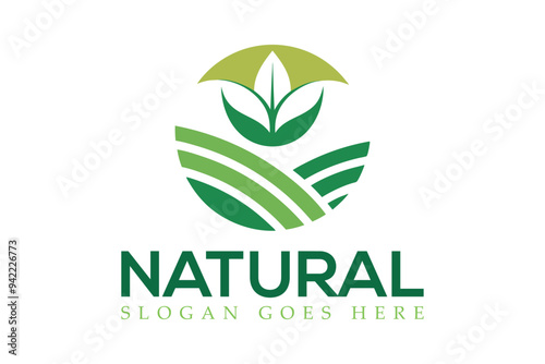 Natural logo for branding