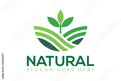 Natural logo for branding