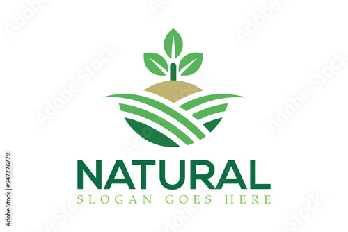 Natural logo for branding