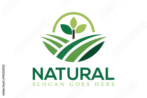 Natural logo for branding