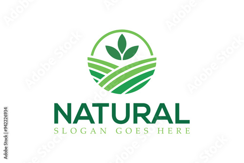 Natural logo for branding