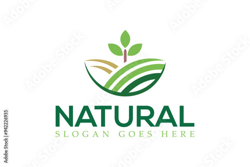 Natural logo for branding