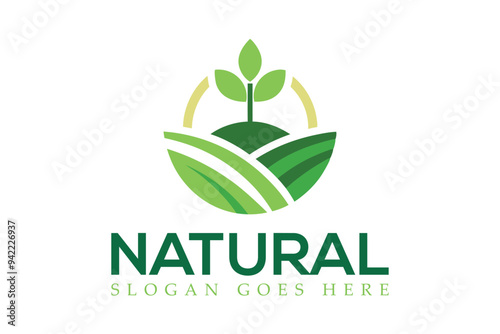 Natural logo for branding