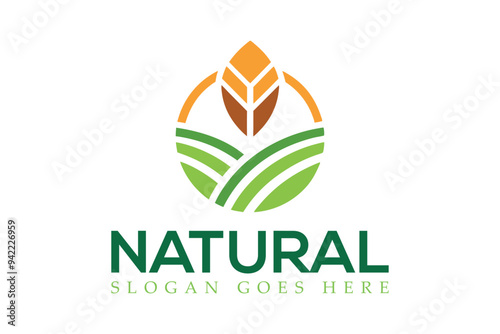 Natural logo for branding