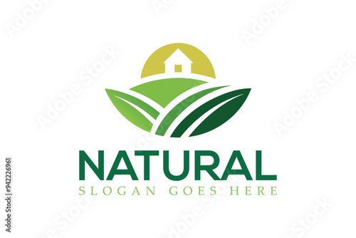 Natural logo for branding
