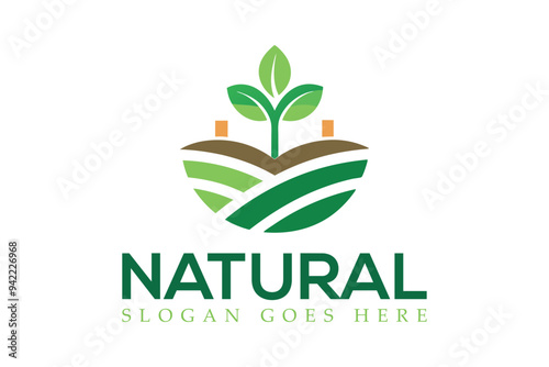 Natural logo for branding