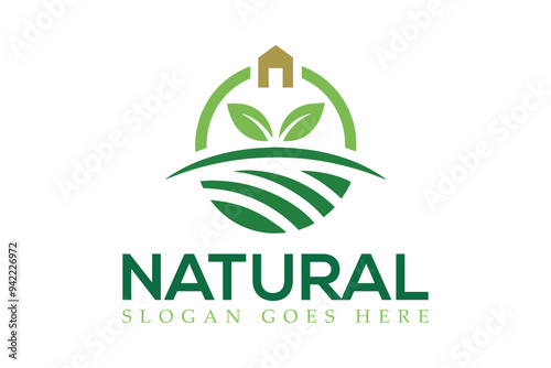 Natural logo for branding