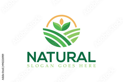 Natural logo for branding