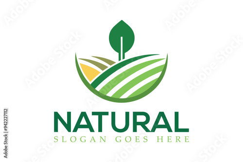 Natural logo for branding