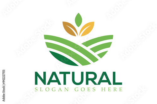 Natural logo for branding