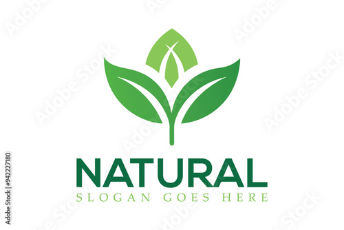 Natural logo for branding