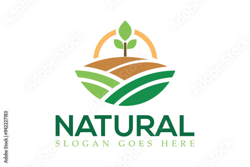 Natural logo for branding