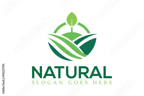 Natural logo for branding