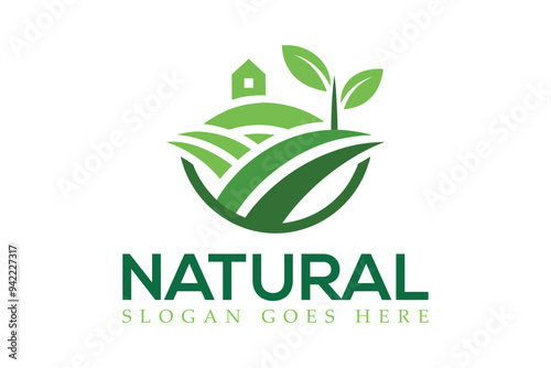 Natural logo for branding
