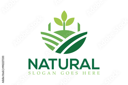 Natural logo for branding