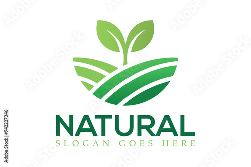 Natural logo for branding