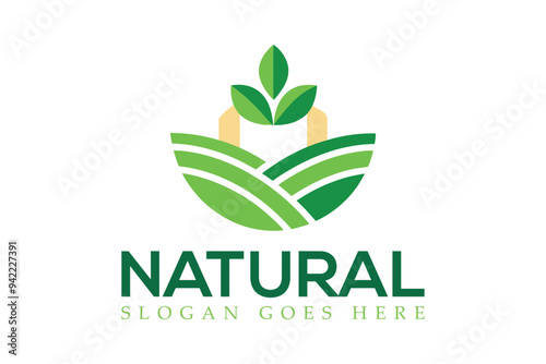 Natural logo for branding