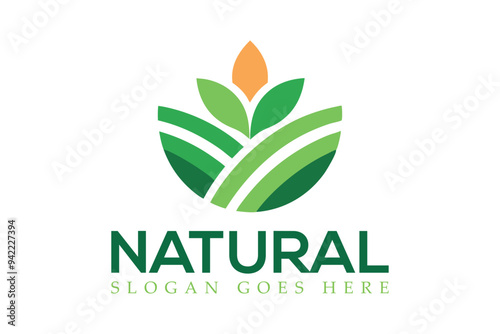 Natural logo for branding