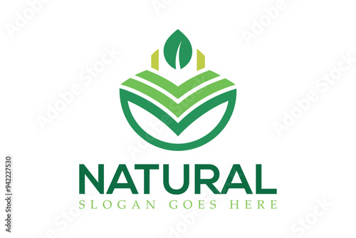 Natural logo for branding