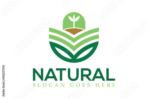 Natural logo for branding
