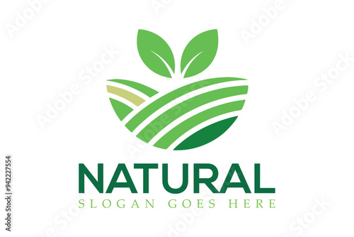 Natural logo for branding